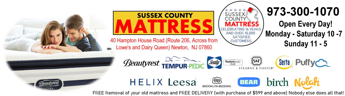 Sussex County Mattress Logo
